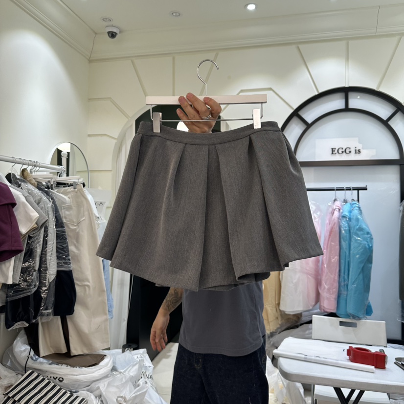 EGG IS韓國直郵㊣女裝新品休閑熱賣推薦人氣25春夏職業短裙EGG IS短裙