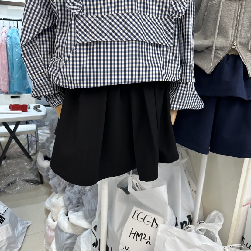 EGG IS韓國直郵㊣女裝新品休閑熱賣推薦人氣25春夏職業短裙EGG IS短裙圖色1