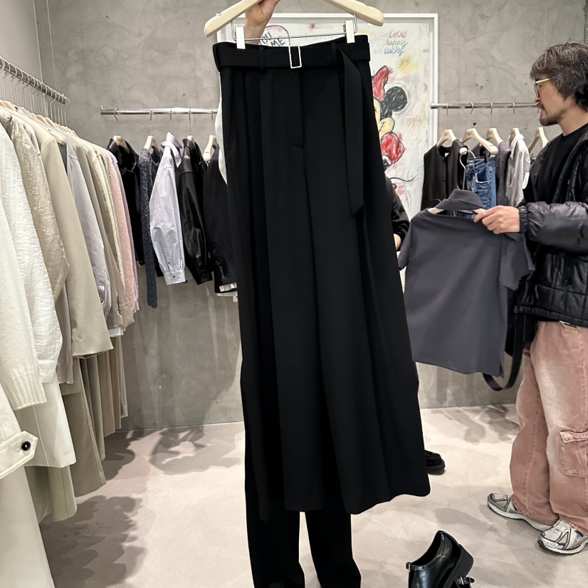 LAMAGIEPIE直郵韓國代購㊣女裝新款推薦人氣熱賣休閑褲含腰帶LAMAGIE GREY休閑褲圖色2