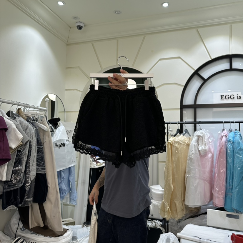EGG IS韓國直郵㊣女裝新品職業熱賣休閑推薦人氣25春夏短褲EGG IS短褲