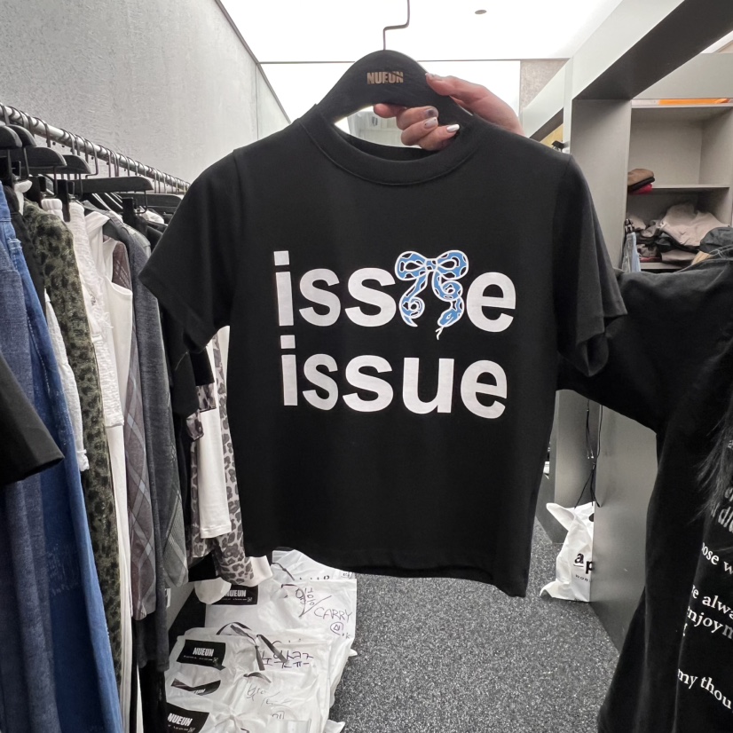 NUEUN東大門代購女裝新品休閑時尚真品人氣熱賣職業25春夏T恤NUEUN/SEEOTT恤圖色2