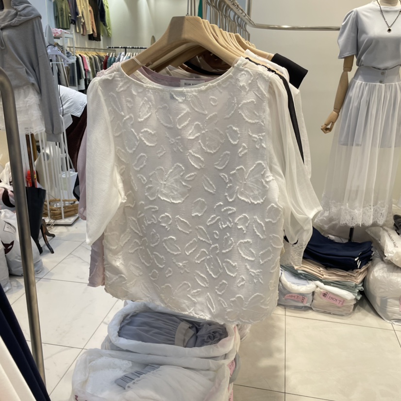 BLUE RIBBON韓國直郵女裝新品25春夏休閑時尚推薦職業人氣T恤BLUE RIBBONT恤