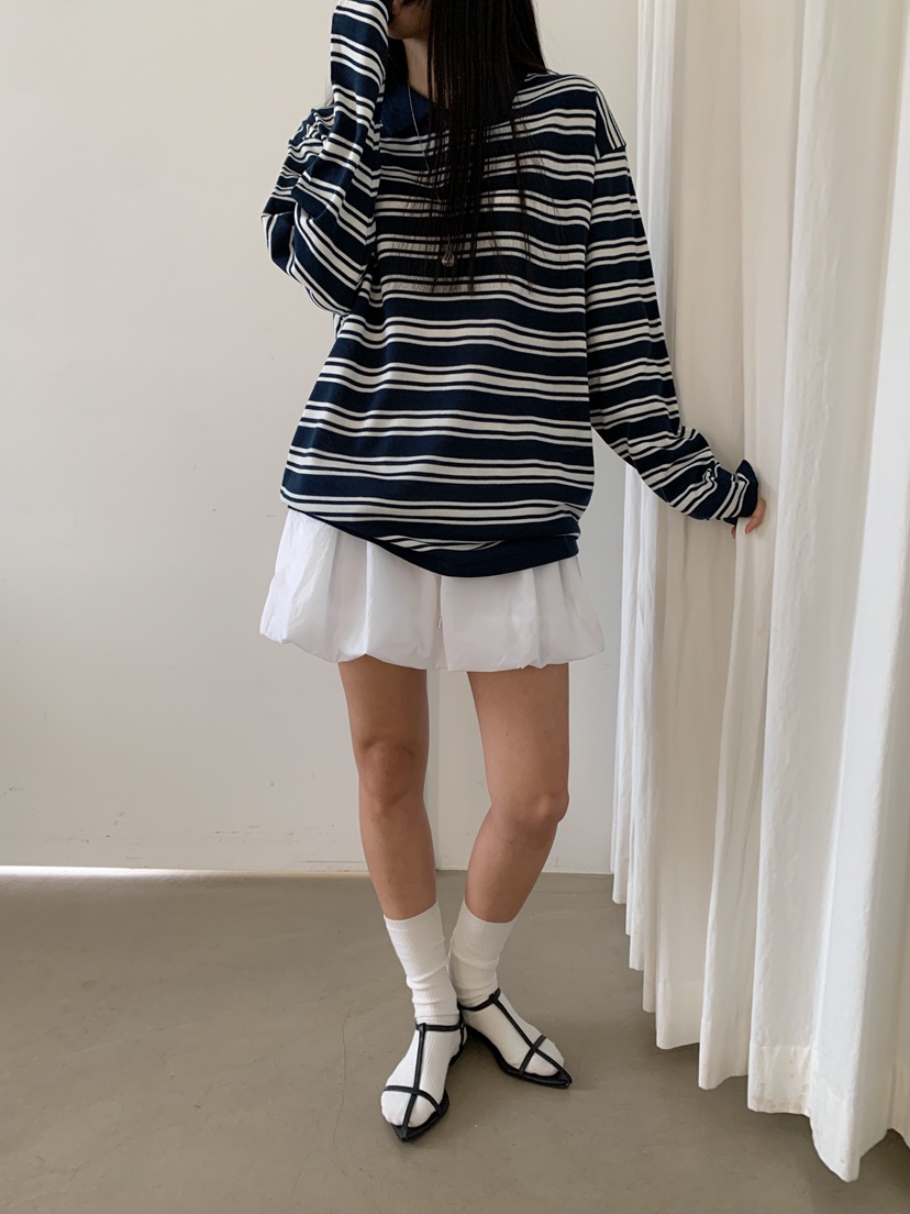 GOYOU韓國直郵㊣東大門實拍女裝新款25春夏熱賣休閑長袖T恤de goyou長袖T恤
