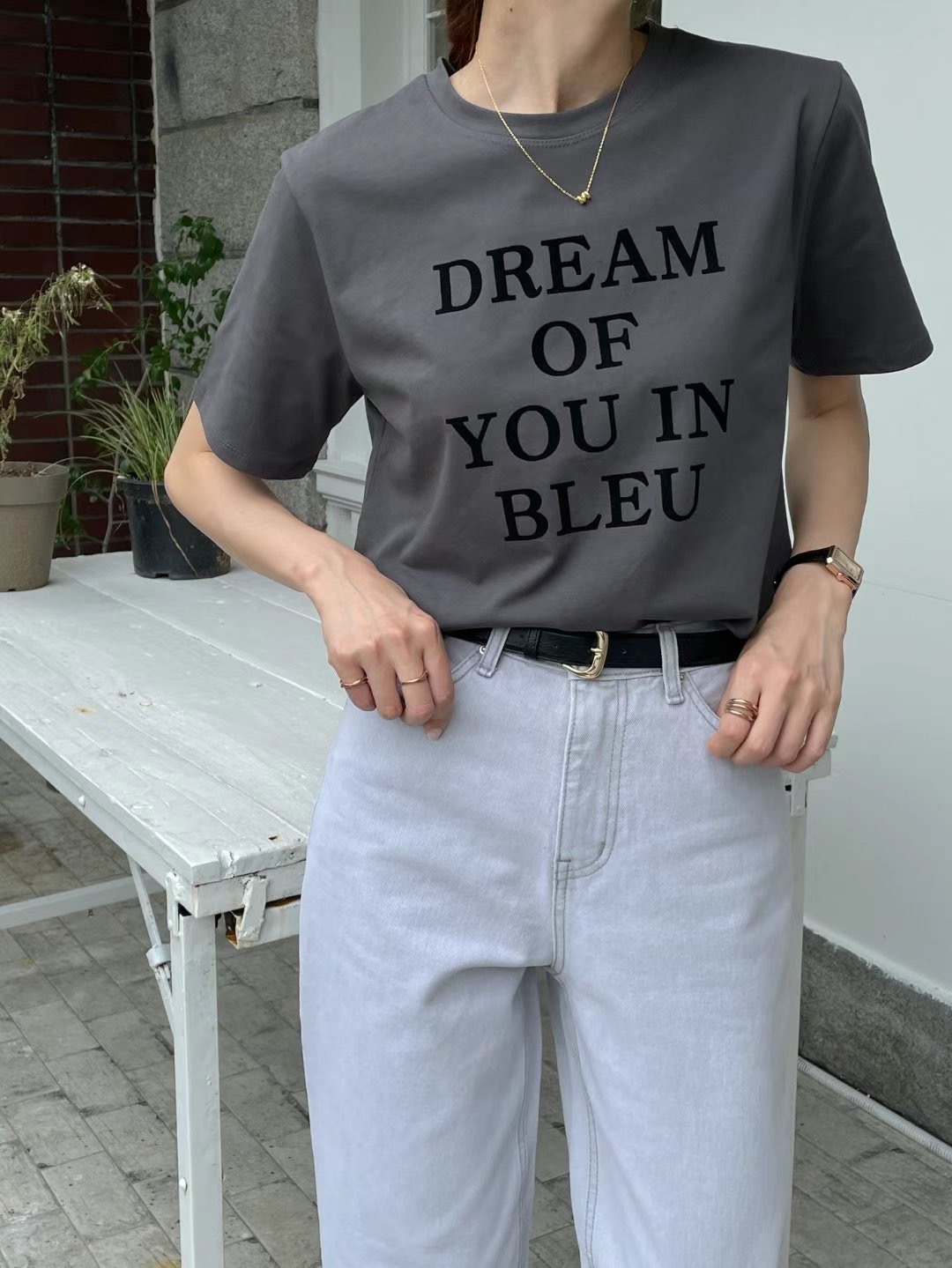 TONEOF/ARRICCHISI韓國直郵㊣東大門實拍女裝新品25春夏T恤OHENT恤