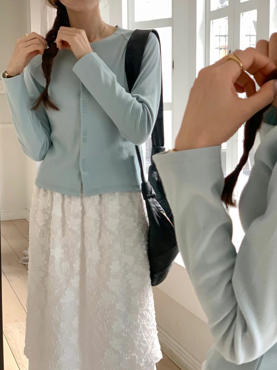 TONEOF/ARRICCHISI韓國直郵㊣女裝新款人氣職業25春夏針織衫OHEN針織衫