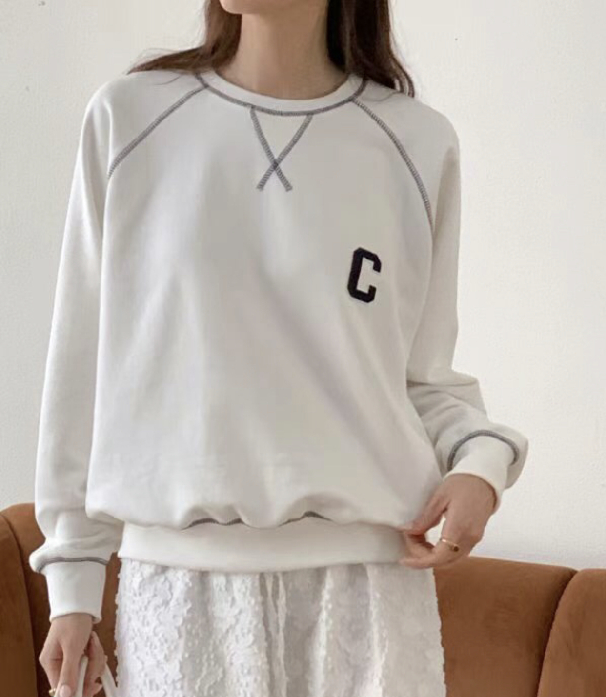 TONEOF/ARRICCHISI韓國直郵㊣女裝新品25春夏職業熱賣衛衣OHEN衛衣