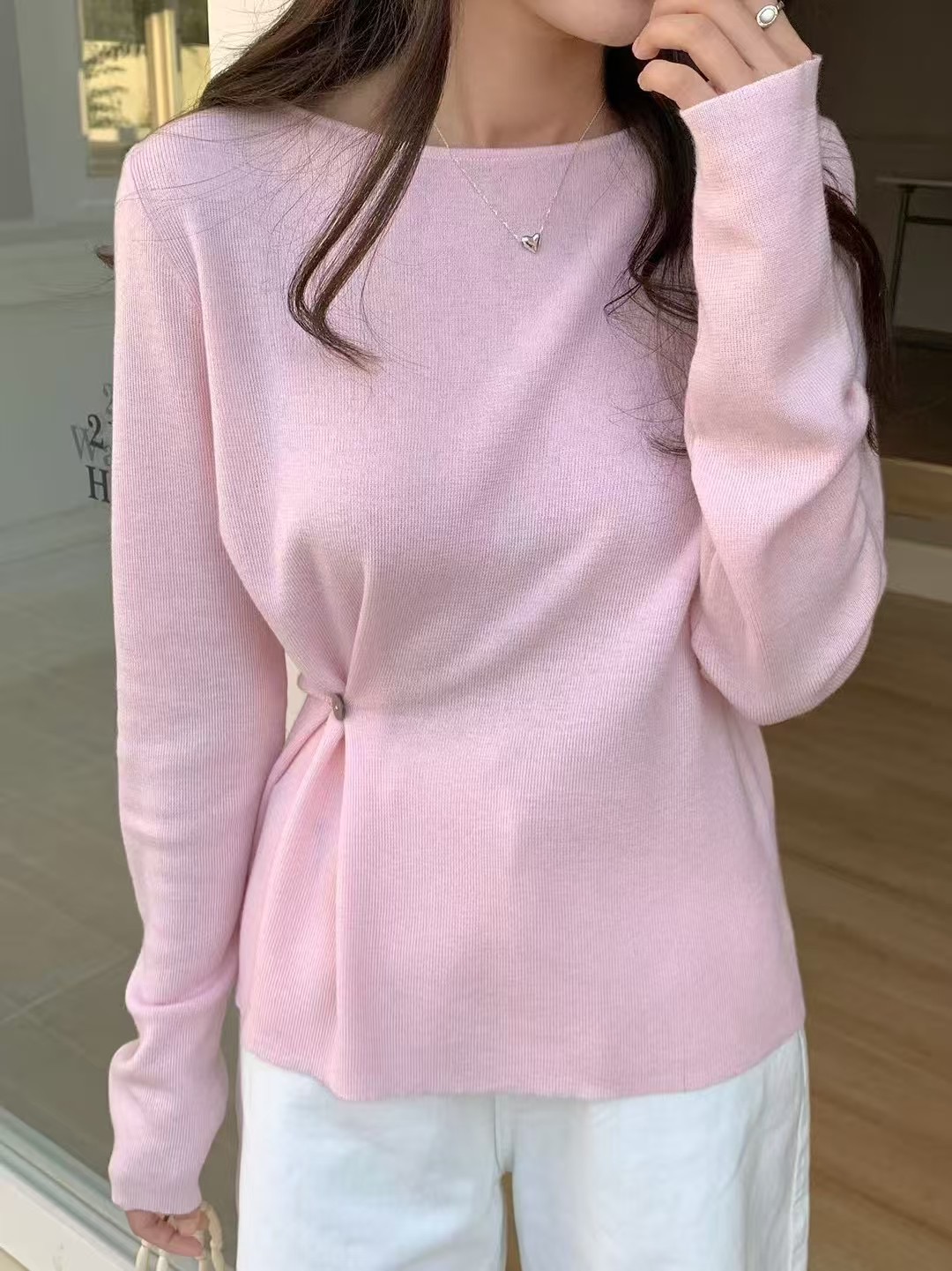 VERA直郵韓國代購㊣女裝新品休閑25春夏時尚人氣熱賣針織衫VERA針織衫圖色2