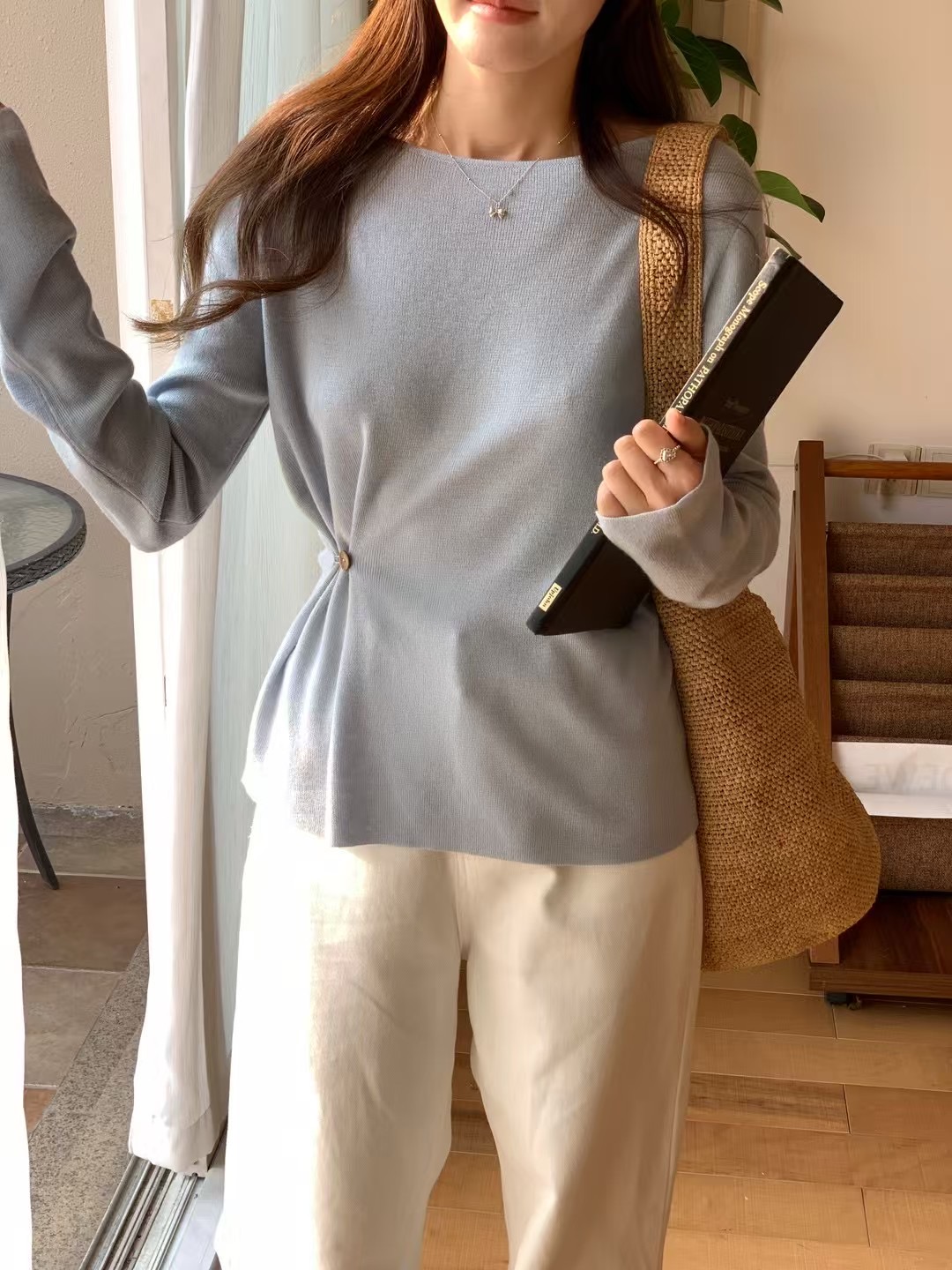 VERA直郵韓國代購㊣女裝新品休閑25春夏時尚人氣熱賣針織衫VERA針織衫圖色3