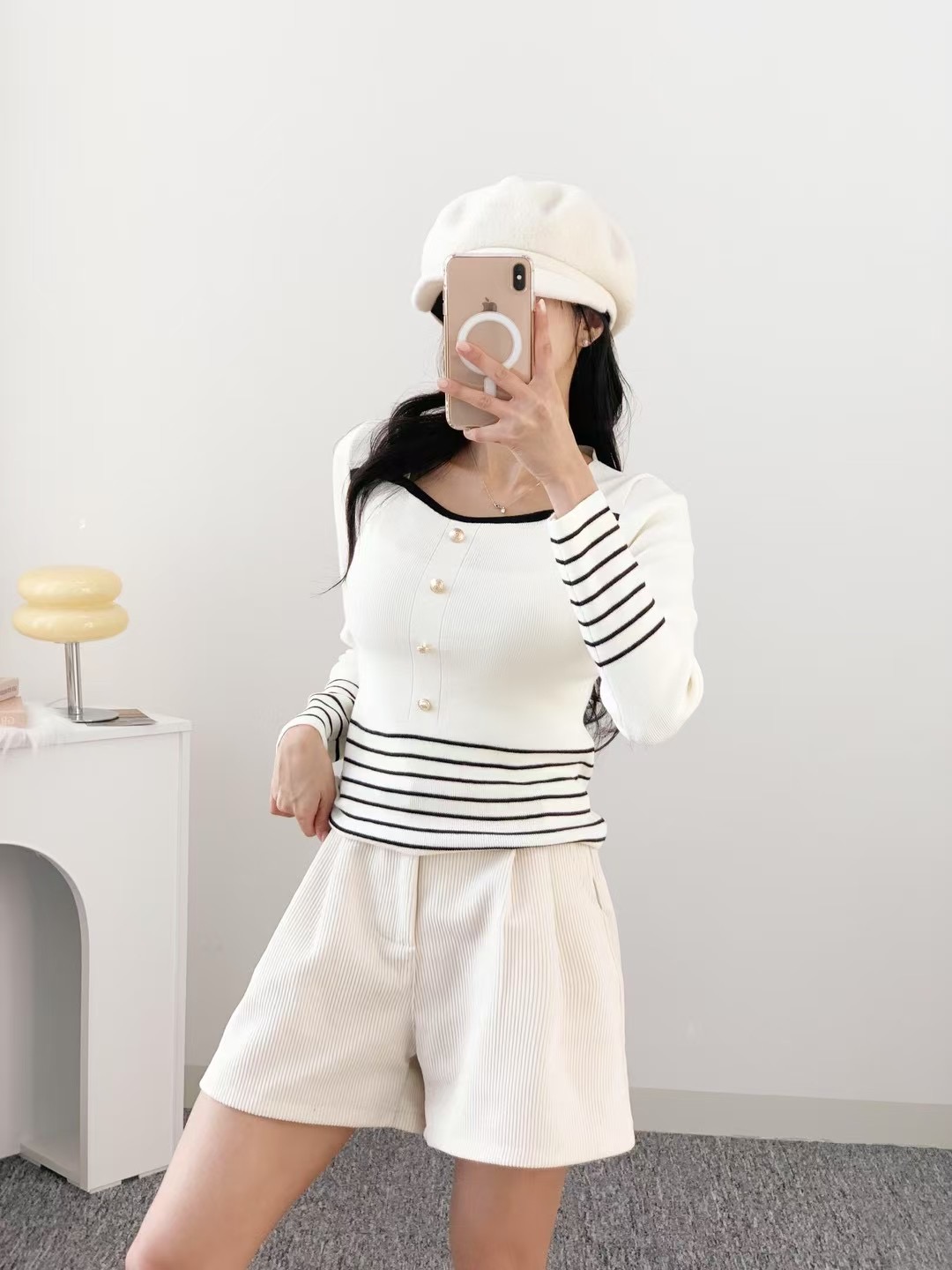 VERA直郵韓國代購㊣女裝新款時尚熱賣推薦人氣職業休閑針織衫VERA針織衫