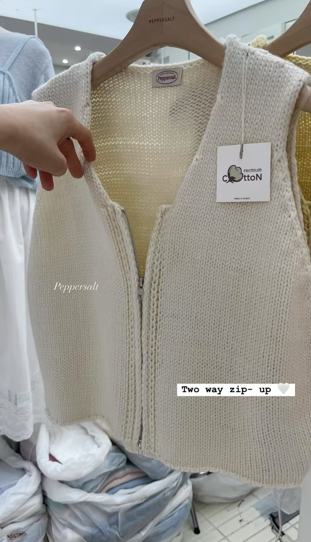 PEPPER 페페韓國直郵㊣女裝新品休閑人氣25春夏時尚推薦馬甲PEPPER-OT馬甲