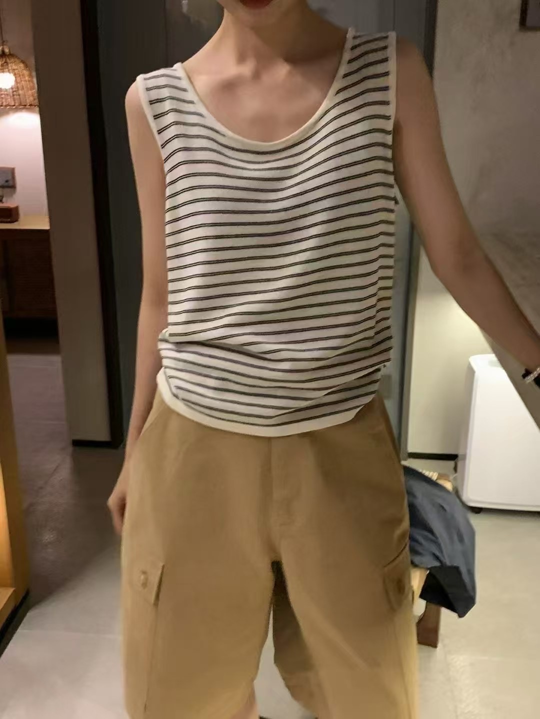 PEPPER 페페直郵韓國代購㊣女裝新款熱賣推薦休閑吊帶背心PEPPER-OT吊帶/背心