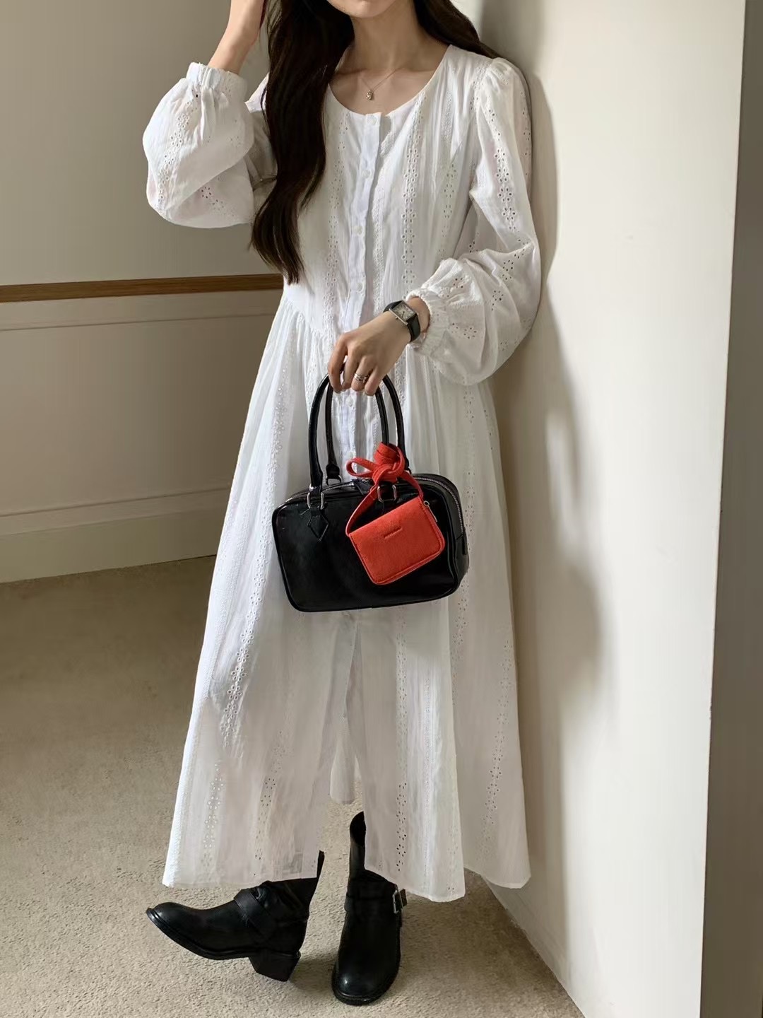 VERA韓國直郵㊣東大門實拍女裝新品25春夏人氣推薦休閑連衣裙VERA連衣裙