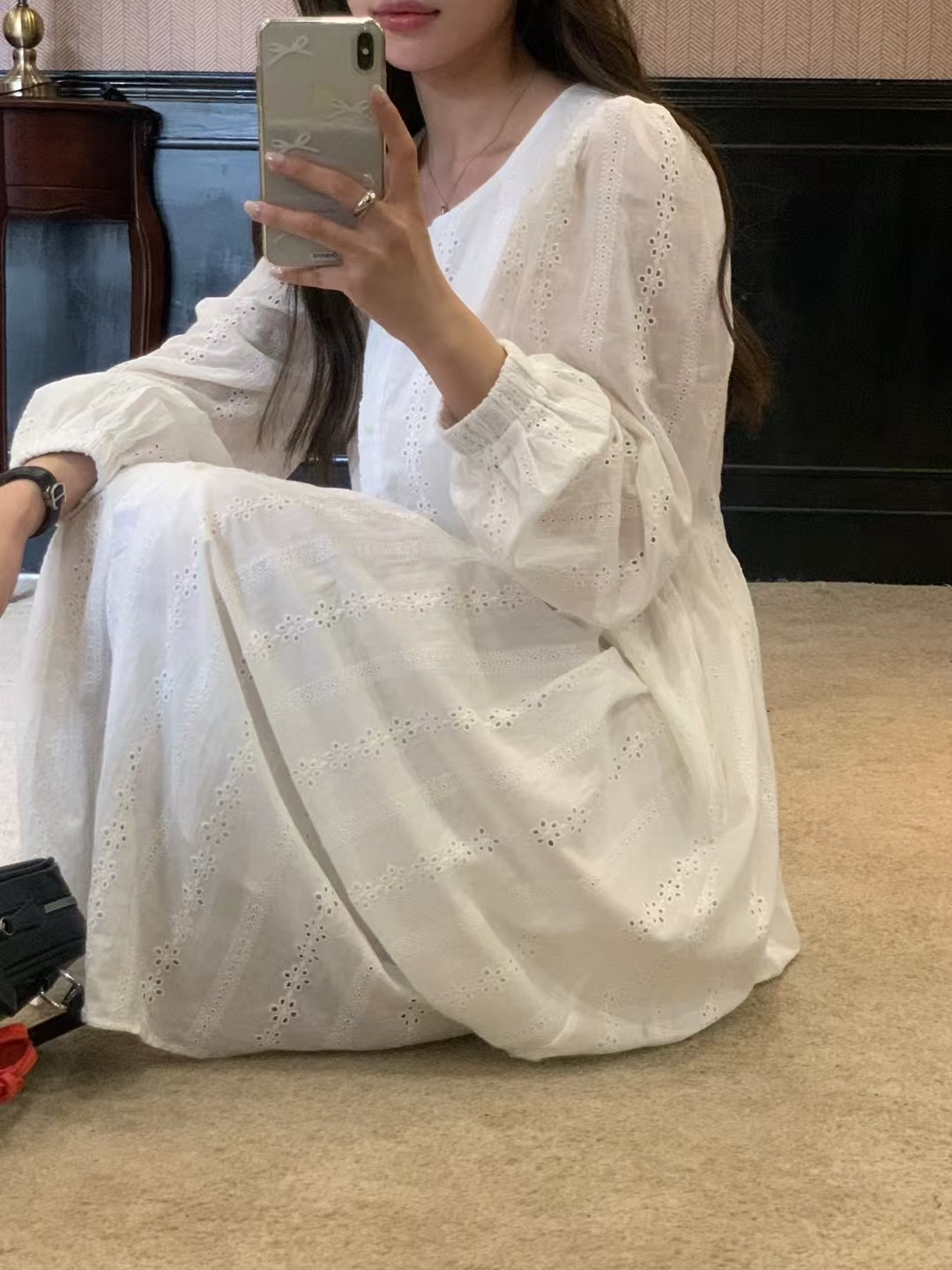 VERA韓國直郵㊣東大門實拍女裝新品25春夏人氣推薦休閑連衣裙VERA連衣裙