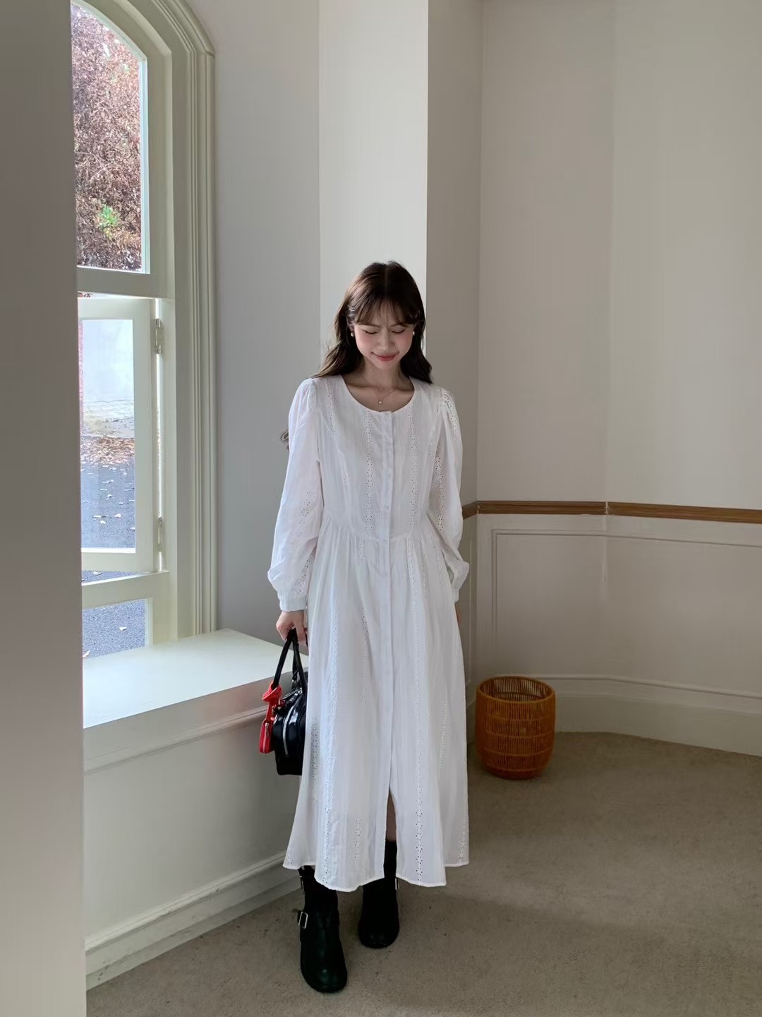 VERA韓國直郵㊣東大門實拍女裝新品25春夏人氣推薦休閑連衣裙VERA連衣裙