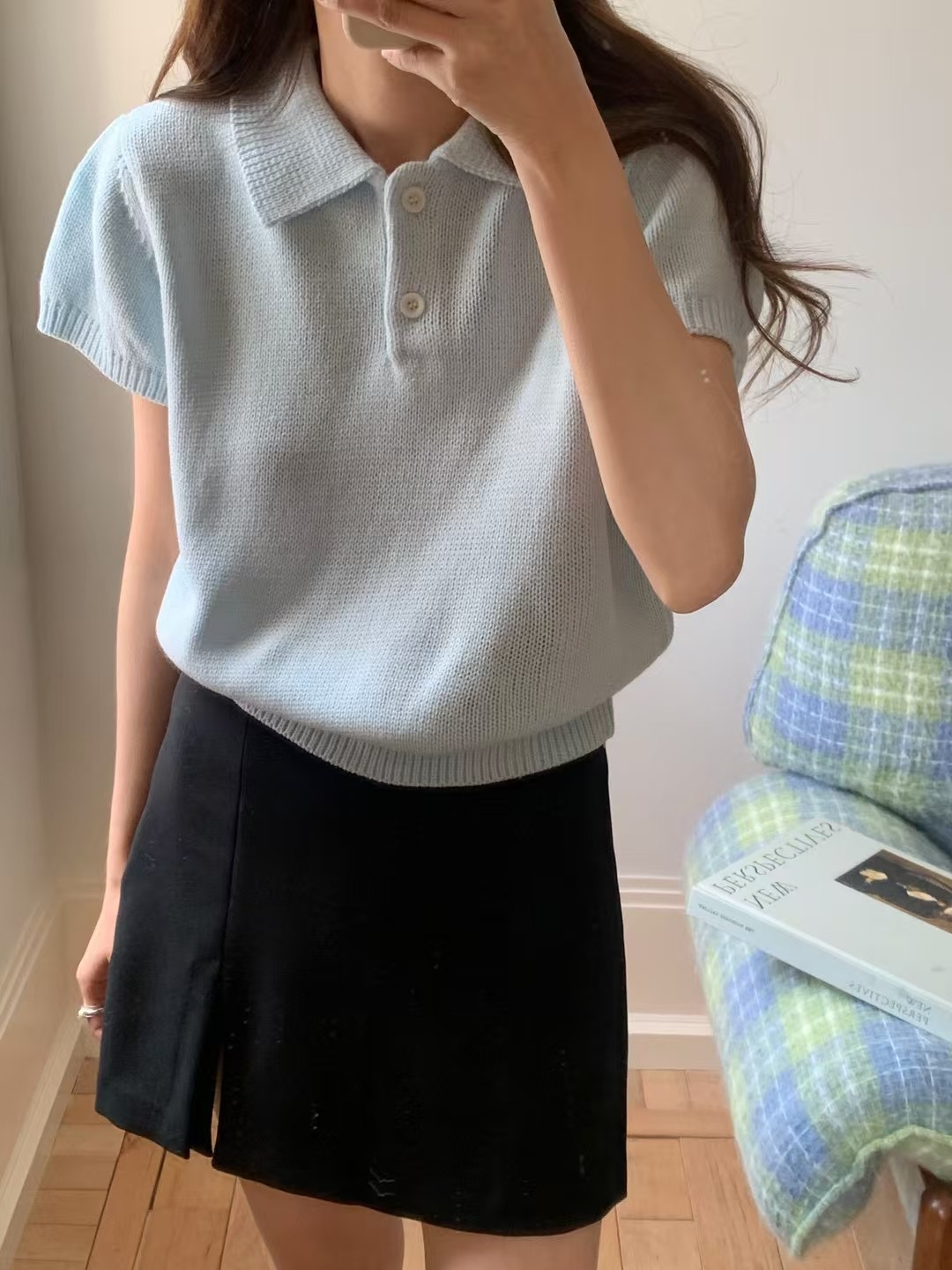 VERA韓國直郵㊣東大門實拍女裝新品休閑推薦25春夏人氣針織衫VERA針織衫圖色4