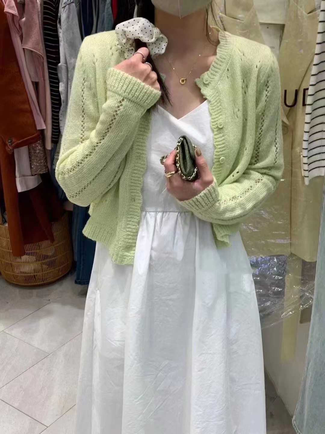 VERA韓國直郵㊣女裝新品25春夏時尚推薦熱賣職業針織衫開衫VERA針織衫