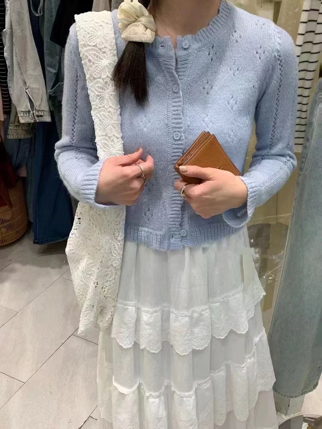 VERA韓國直郵㊣女裝新品25春夏時尚推薦熱賣職業針織衫開衫VERA針織衫圖色5