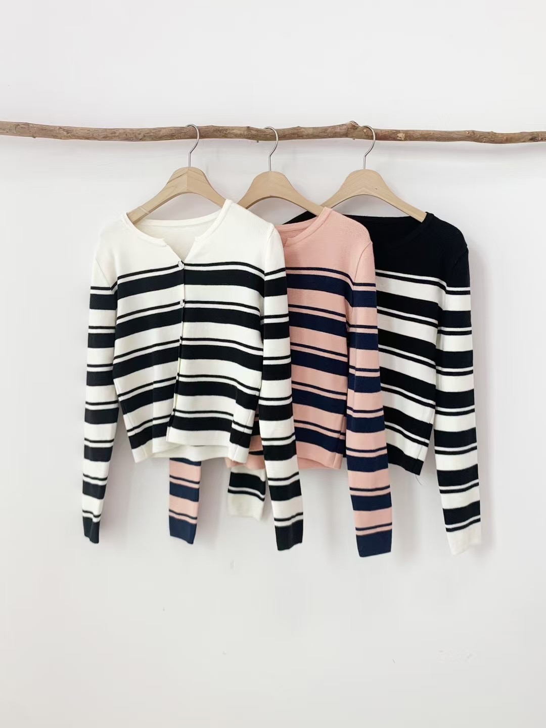 VERA韓國直郵㊣東大門實拍女裝新品休閑時尚職業針織衫開衫VERA針織衫圖色3左三色