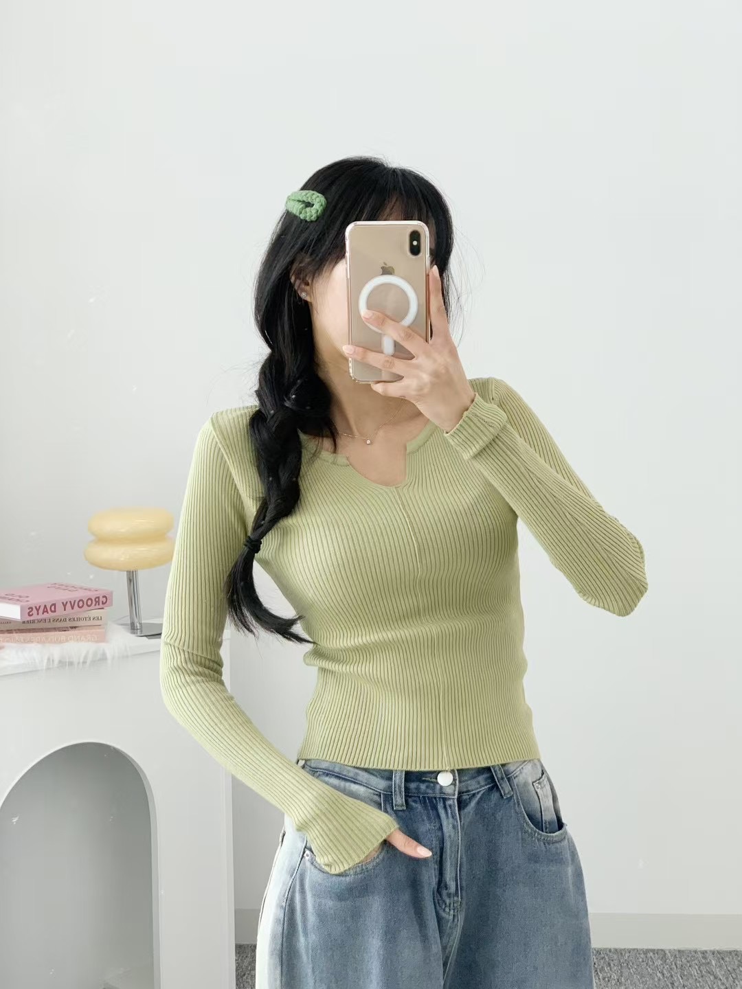 VERA韓國㊣直郵東大門代購女裝新款推薦人氣休閑熱賣針織衫VERA針織衫