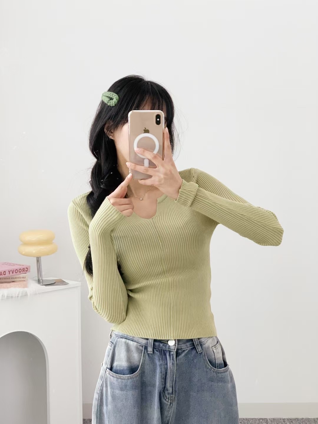 VERA韓國㊣直郵東大門代購女裝新款推薦人氣休閑熱賣針織衫VERA針織衫圖色3