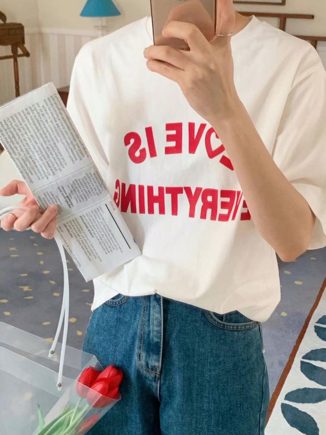 ARHEE韓國直郵㊣女裝新品休閑熱賣人氣推薦職業25春夏時尚T恤ARHEET恤圖色2