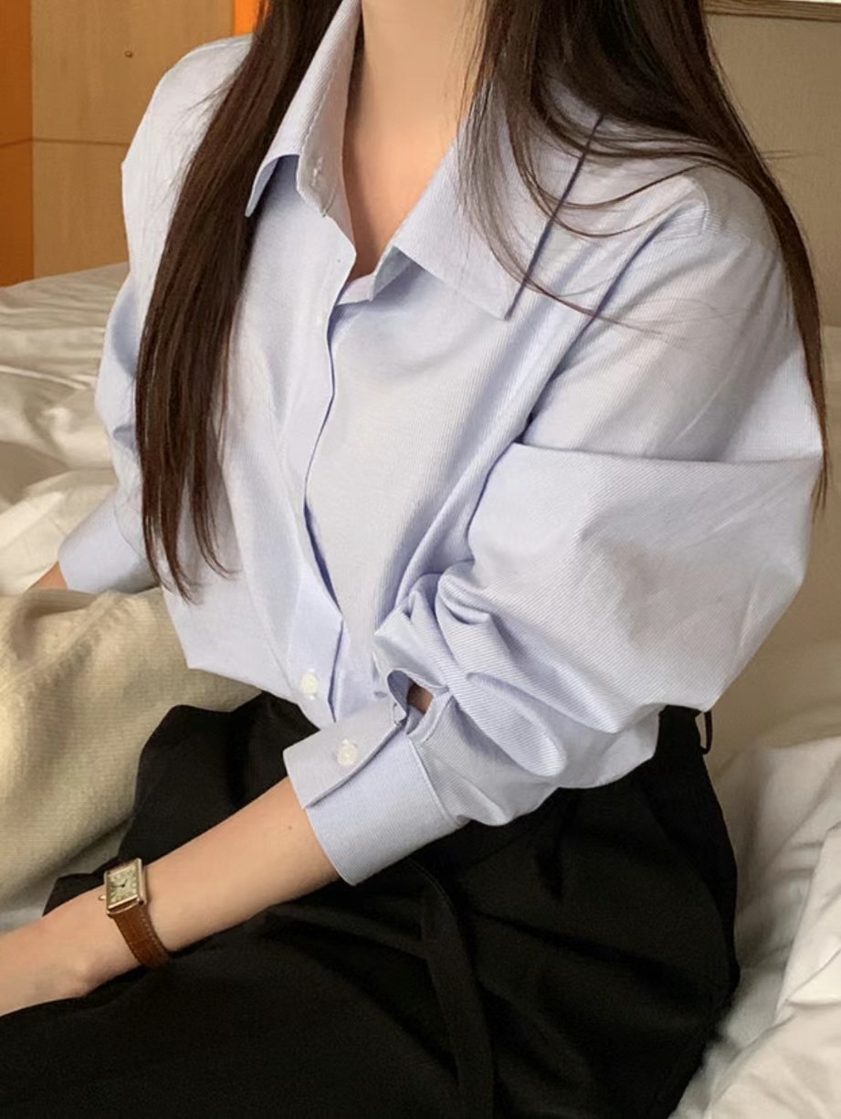 REPAIR韓國㊣直郵東大門代購女裝新品人氣推薦職業襯衫蕾絲衫REPAIR襯衫/蕾絲衫