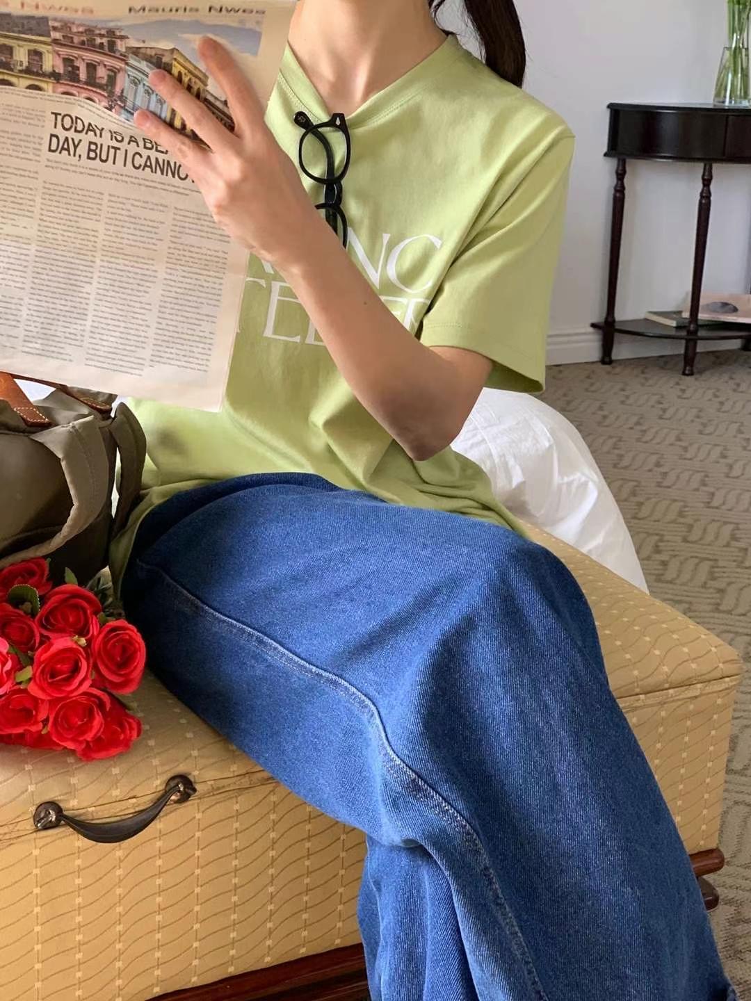 ARHEE韓國直郵㊣東大門實拍女裝新品休閑人氣職業時尚推薦T恤ARHEET恤