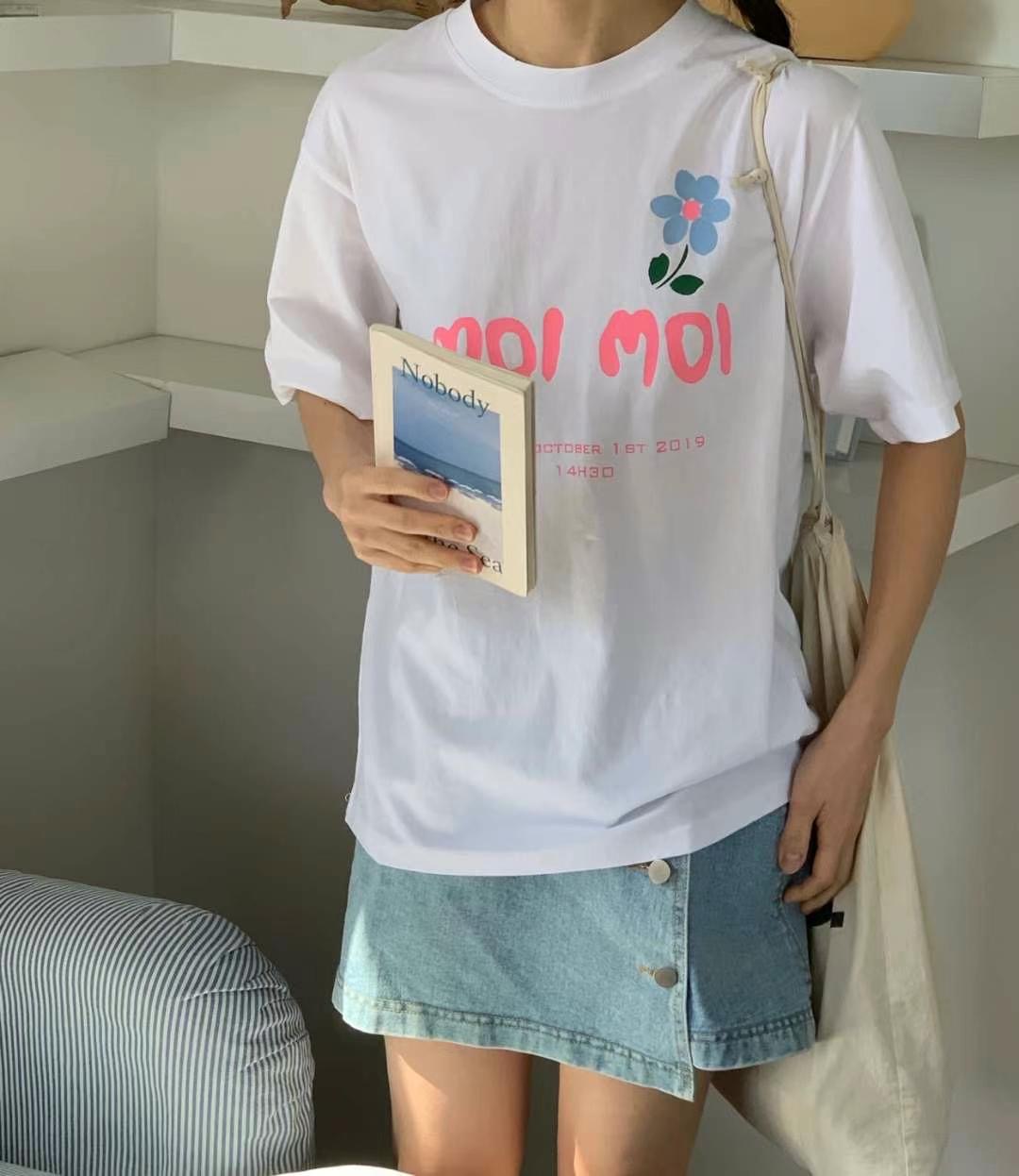 ARHEE韓國直郵㊣東大門實拍女裝新品時尚25春夏推薦人氣T恤ARHEET恤