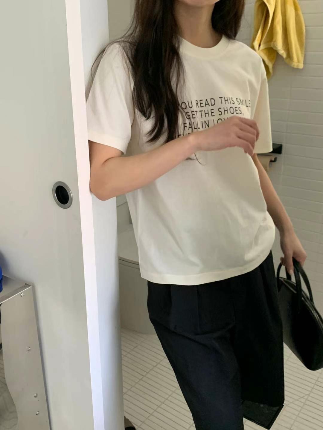 ARHEE直郵韓國代購㊣女裝新品職業人氣熱賣休閑推薦時尚T恤ARHEET恤圖色3