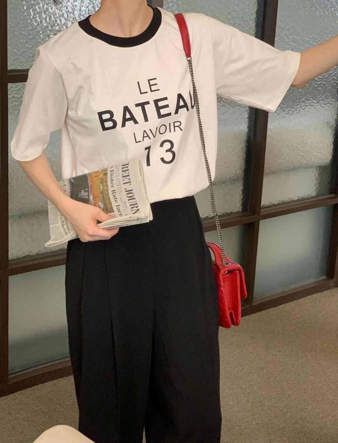 ARHEE直郵韓國代購㊣女裝新款職業休閑人氣推薦25春夏熱賣T恤ARHEET恤圖色2