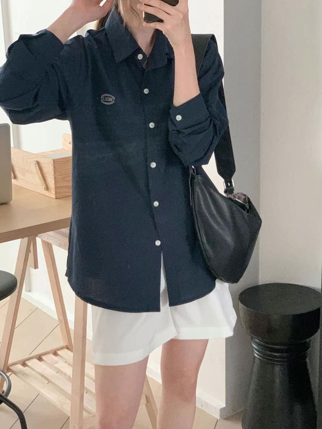 CHEEMI直郵韓國代購㊣女裝新款休閑職業人氣時尚襯衫蕾絲衫REFORM襯衫/蕾絲衫