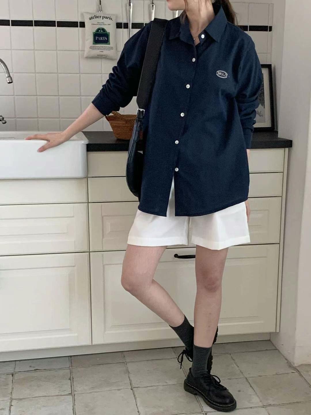 CHEEMI直郵韓國代購㊣女裝新款休閑職業人氣時尚襯衫蕾絲衫REFORM襯衫/蕾絲衫圖色3左三色
