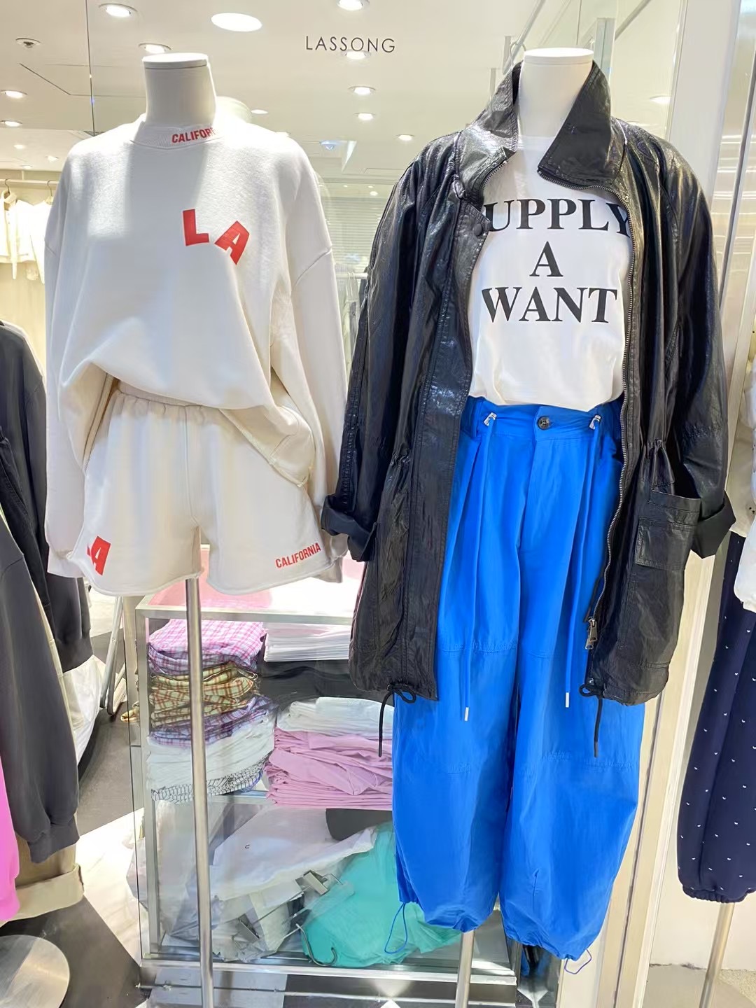 LASSONG韓國直郵㊣東大門實拍女裝新品人氣職業時尚25春夏休閑褲LASSONG休閑褲
