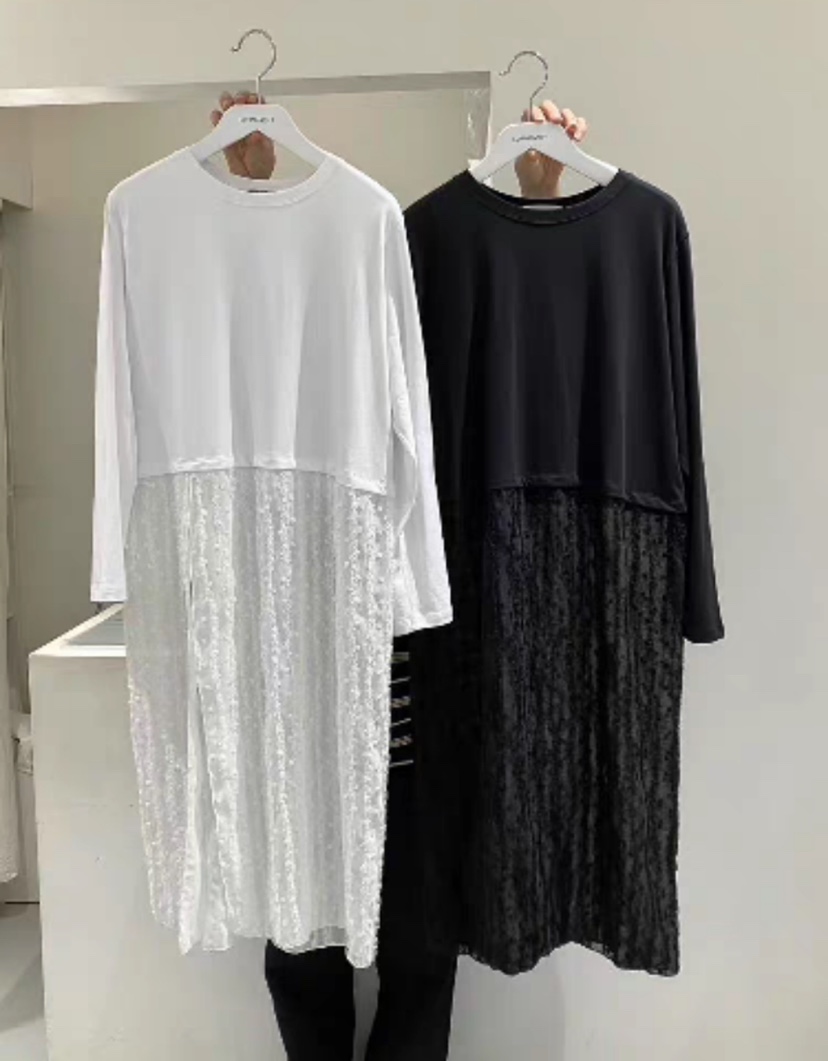 LORING RE I韓國直郵㊣東大門實拍女裝新款職業推薦連衣裙LORING RE-I/BARE連衣裙圖色2左二色