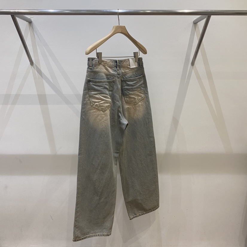 SILVER韓國㊣直郵東大門代購女裝新款熱賣25春夏休閑牛仔褲SILVER牛仔褲