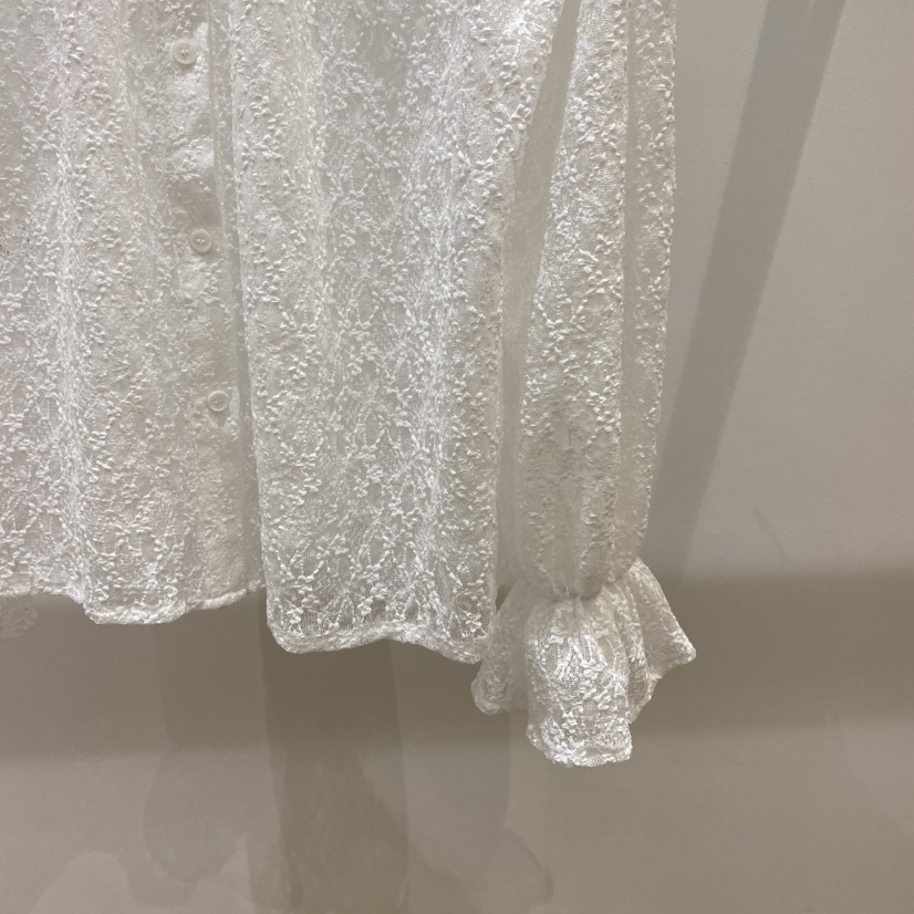 SILVER韓國㊣直郵東大門代購女裝新品休閑熱賣職業襯衫蕾絲衫SILVER襯衫/蕾絲衫