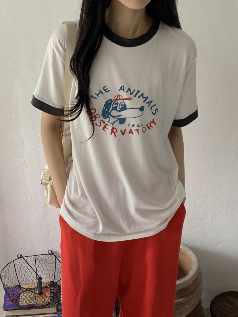 BOUND.A直郵韓國代購㊣女裝新品時尚推薦25春夏熱賣人氣T恤BOUND.AT恤圖色2