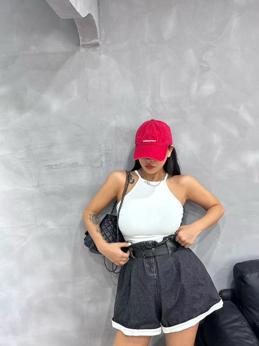 BLACK BABI韓國直郵㊣女裝新款熱賣職業休閑人氣時尚吊帶背心BLACK BABI吊帶/背心
