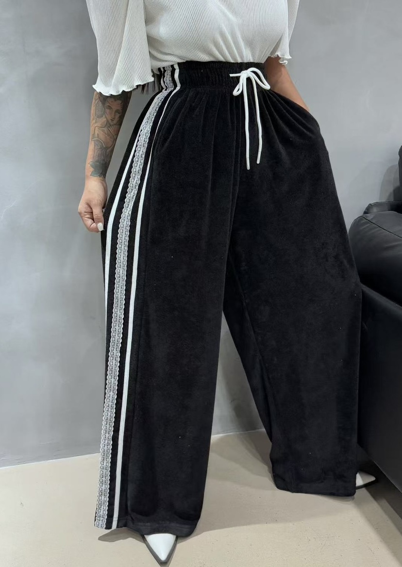 BLACK BABI直郵韓國代購㊣女裝新品時尚推薦熱賣人氣休閑褲BLACK BABI休閑褲