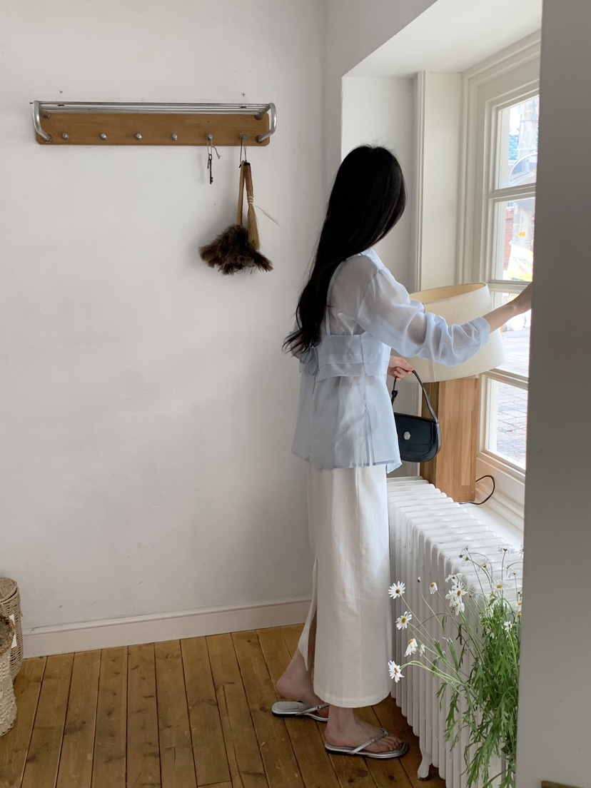 BOUND.A韓國直郵㊣女裝新款職業時尚熱賣25春夏襯衫蕾絲衫BOUND.A襯衫/蕾絲衫