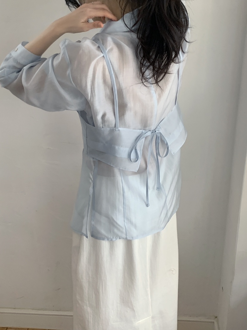 BOUND.A韓國直郵㊣女裝新款職業時尚熱賣25春夏襯衫蕾絲衫BOUND.A襯衫/蕾絲衫