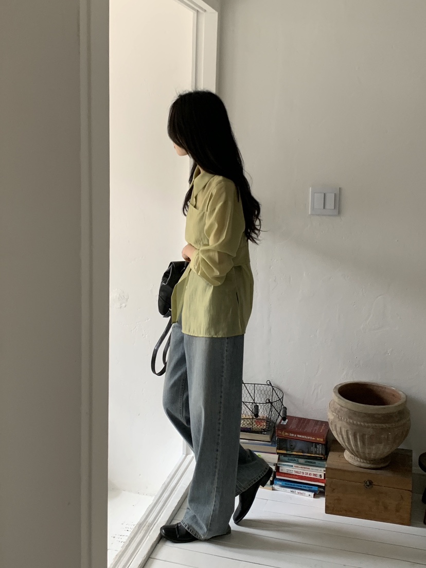 BOUND.A韓國直郵㊣女裝新款職業時尚熱賣25春夏襯衫蕾絲衫BOUND.A襯衫/蕾絲衫