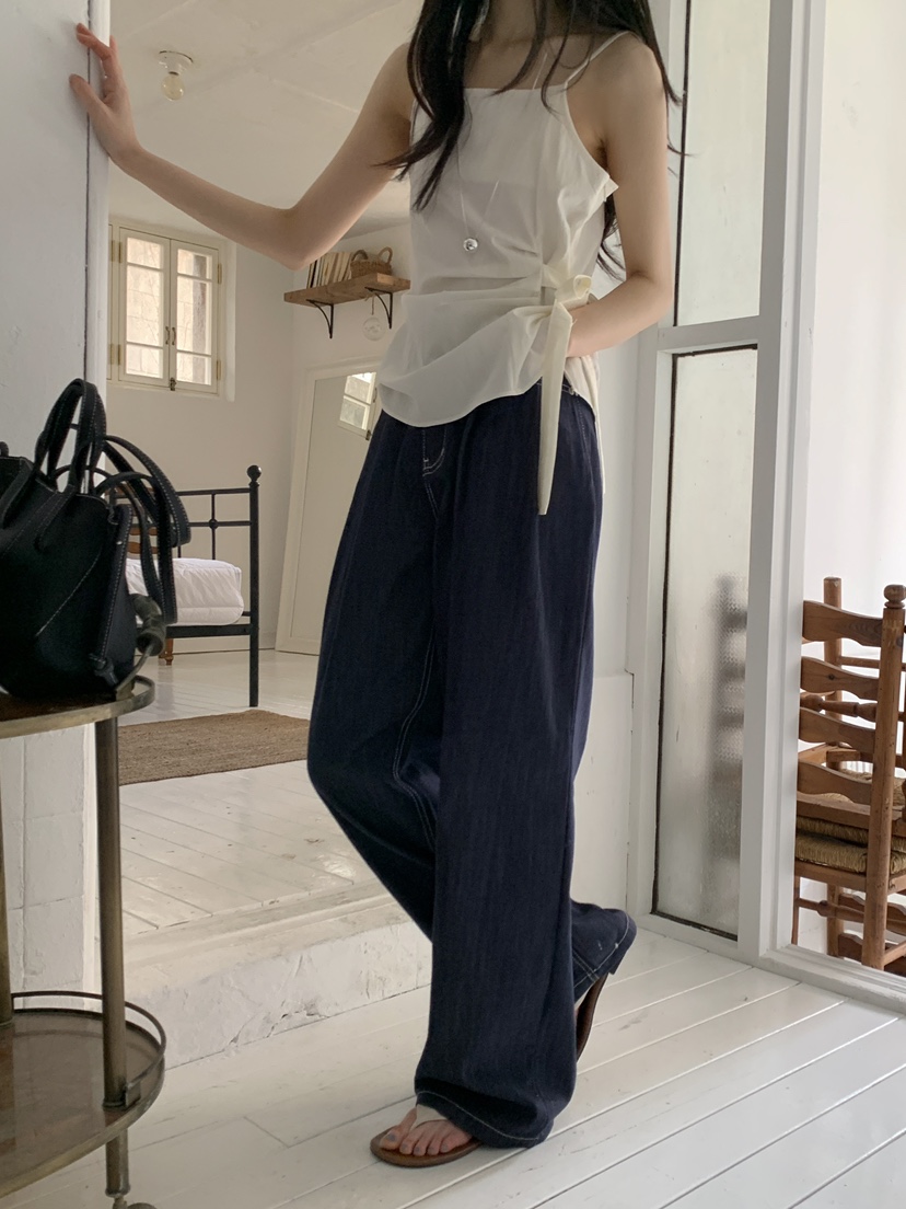 BOUND.A韓國㊣直郵東大門代購女裝新品推薦熱賣休閑吊帶背心BOUND.A吊帶/背心