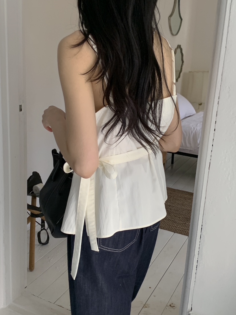BOUND.A韓國㊣直郵東大門代購女裝新品推薦熱賣休閑吊帶背心BOUND.A吊帶/背心