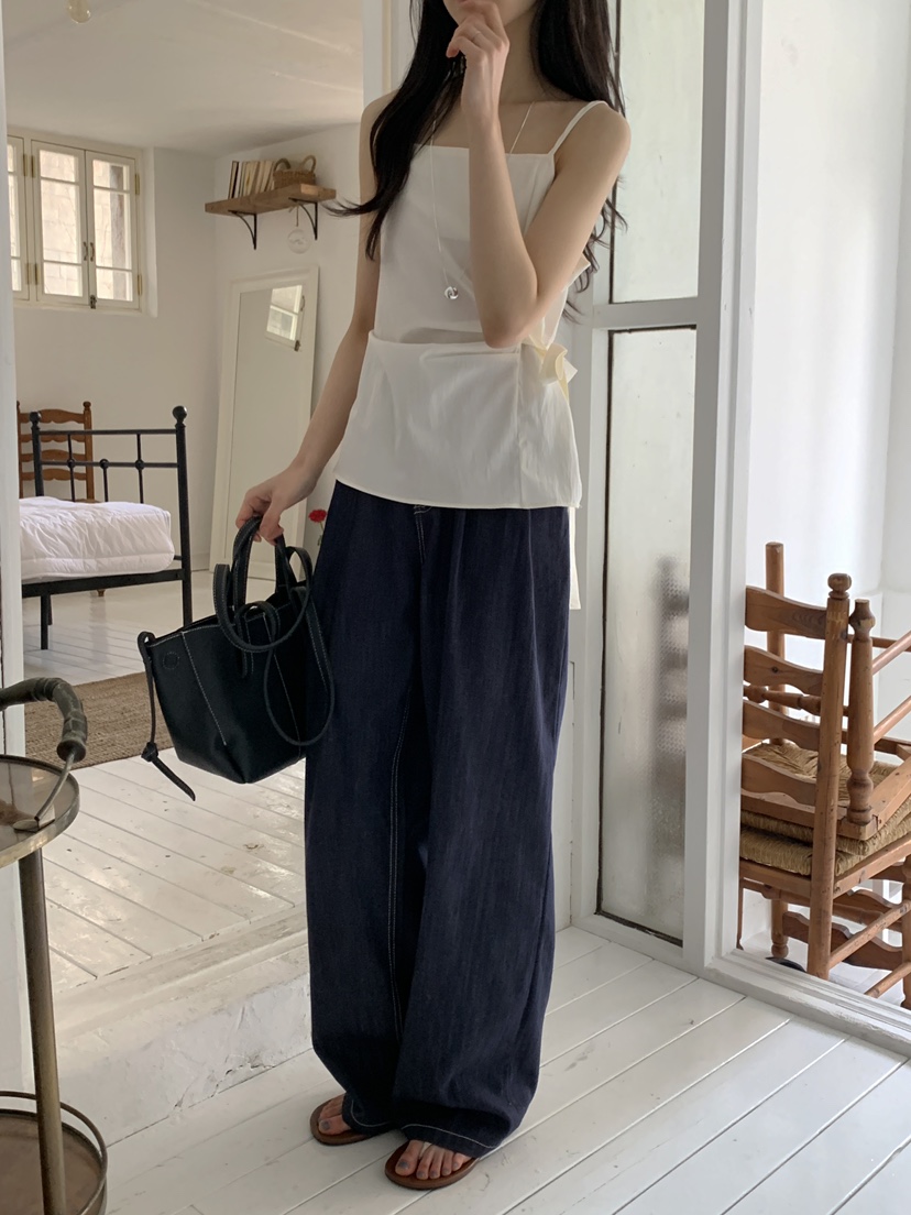 BOUND.A韓國㊣直郵東大門代購女裝新品推薦熱賣休閑吊帶背心BOUND.A吊帶/背心