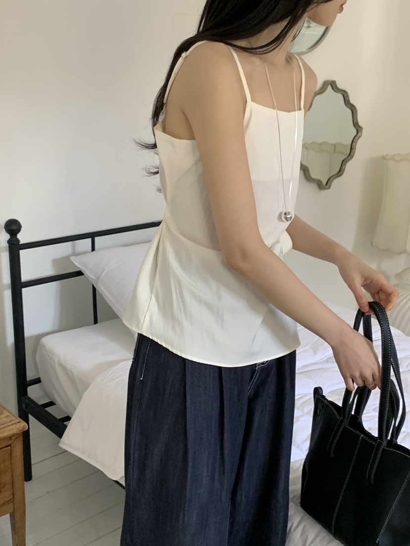 BOUND.A韓國㊣直郵東大門代購女裝新品推薦熱賣休閑吊帶背心BOUND.A吊帶/背心