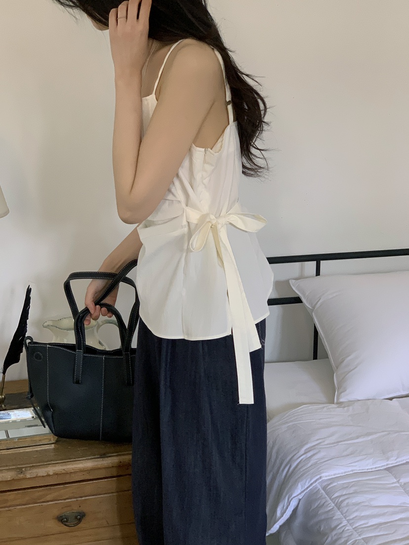 BOUND.A韓國㊣直郵東大門代購女裝新品推薦熱賣休閑吊帶背心BOUND.A吊帶/背心