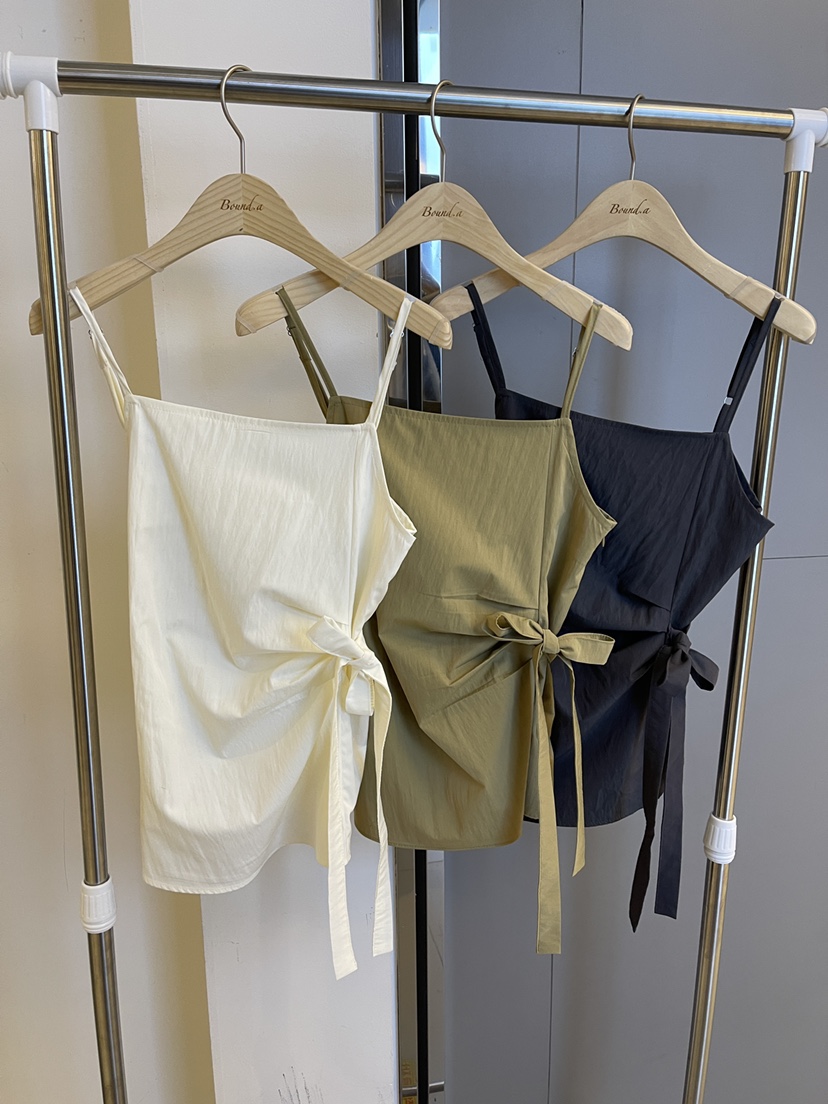 BOUND.A韓國㊣直郵東大門代購女裝新品推薦熱賣休閑吊帶背心BOUND.A吊帶/背心圖色3左三色