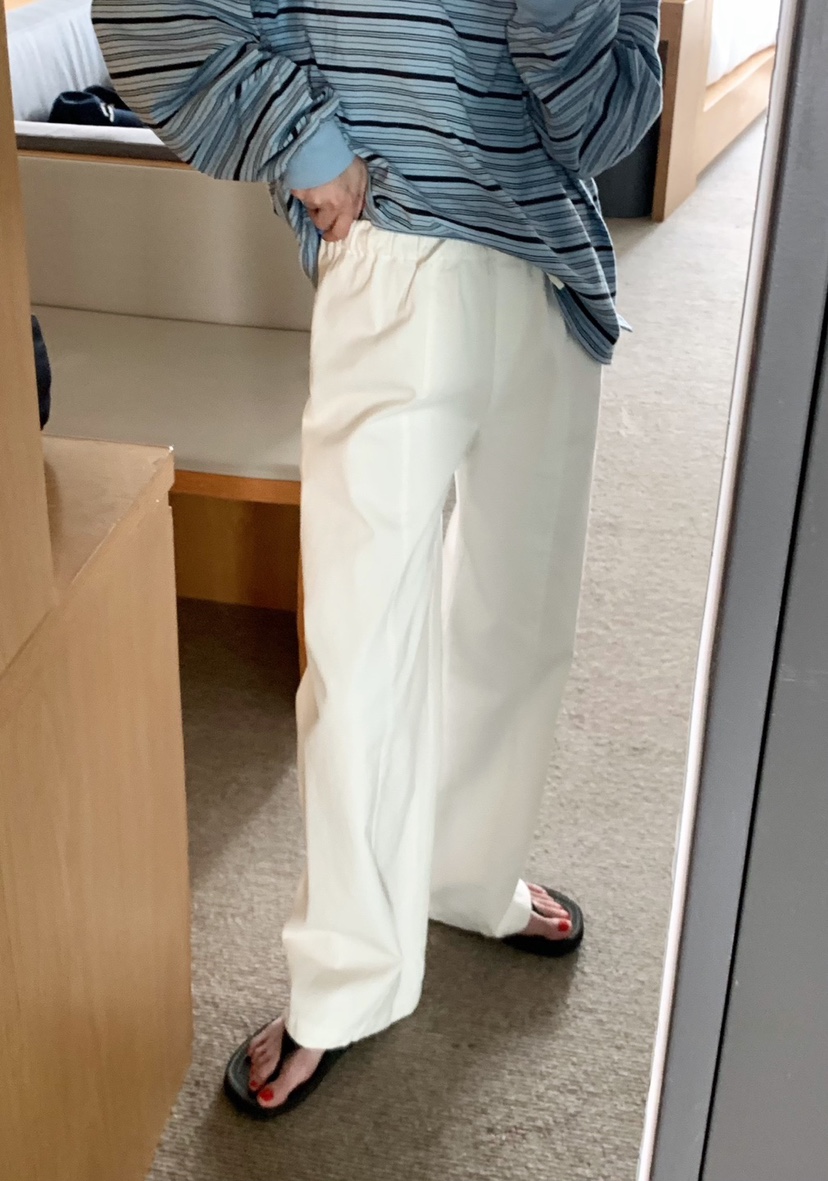 COURGETTE韓國直郵㊣女裝新品熱賣時尚25春夏人氣職業休閑褲COURGETTE休閑褲