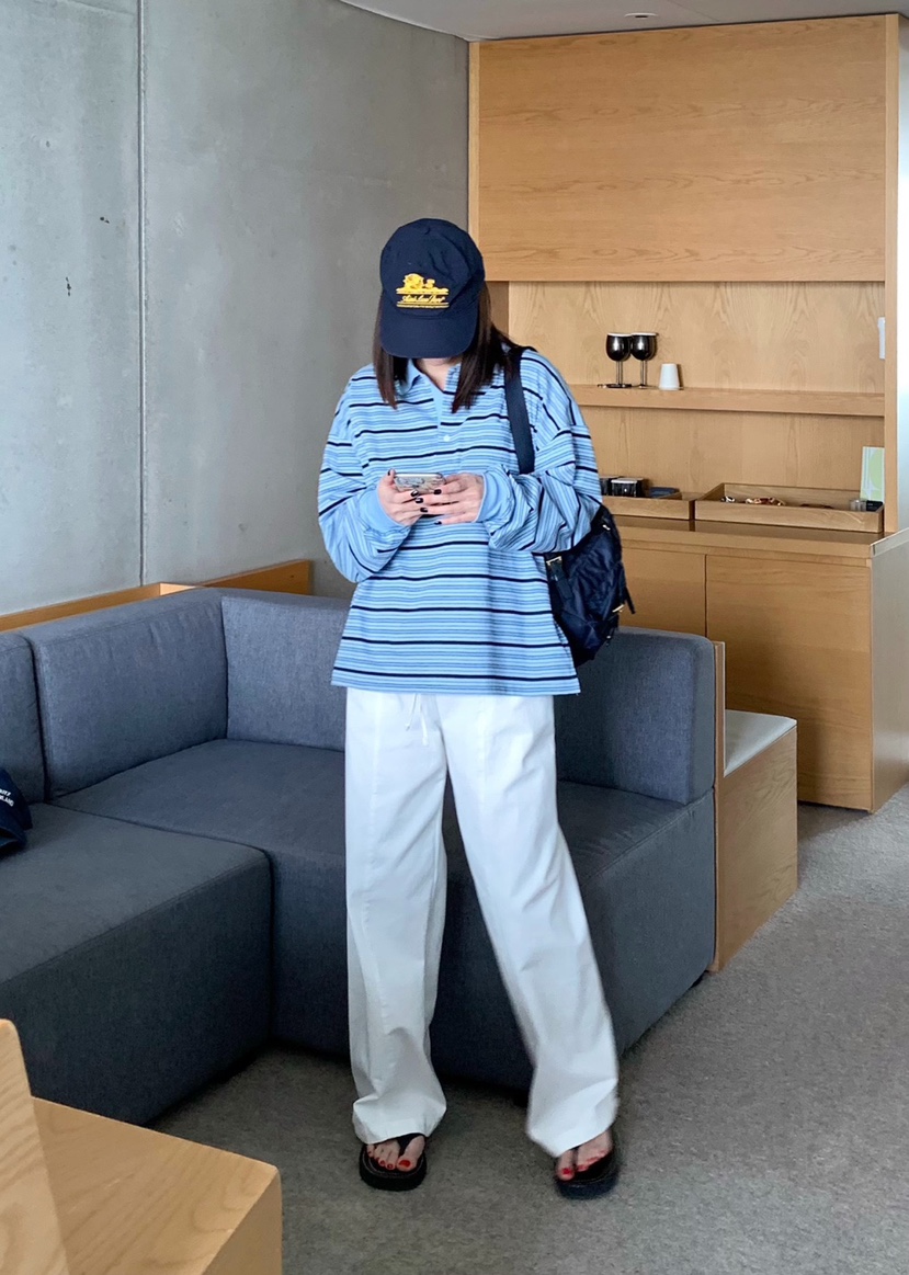 COURGETTE韓國直郵㊣女裝新品熱賣時尚25春夏人氣職業休閑褲COURGETTE休閑褲